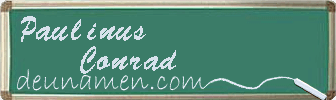 Paulinus Conrad Visitenkarte